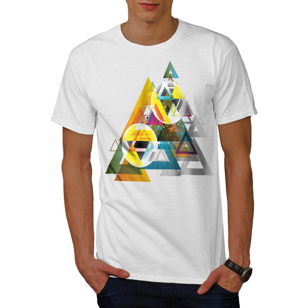 Triangle Sun System Mens T-Shirt