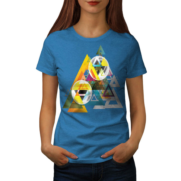 Triangle Sun System Womens T-Shirt