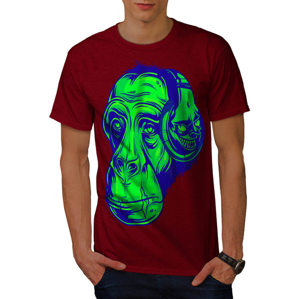 Green Monkey Tune Mens T-Shirt