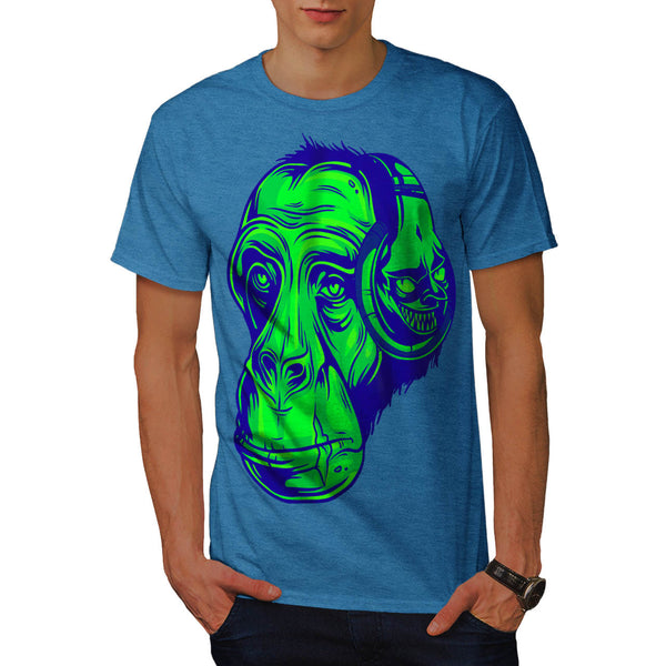 Green Monkey Tune Mens T-Shirt