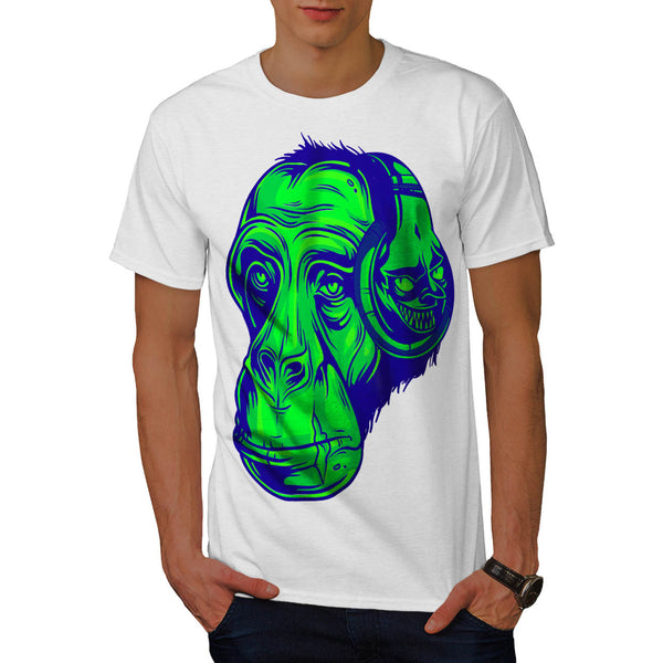 Green Monkey Tune Mens T-Shirt