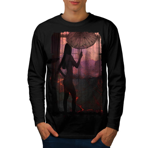 Japanese Fantasy Mens Long Sleeve T-Shirt