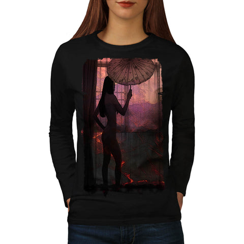 Japanese Fantasy Womens Long Sleeve T-Shirt