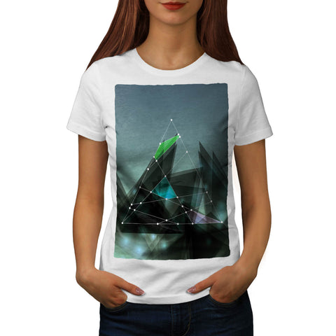 Graphic Shape Pattern Womens T-Shirt