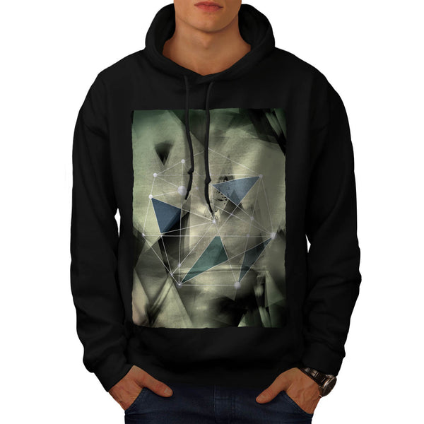 Crazy Abstract Print Mens Hoodie