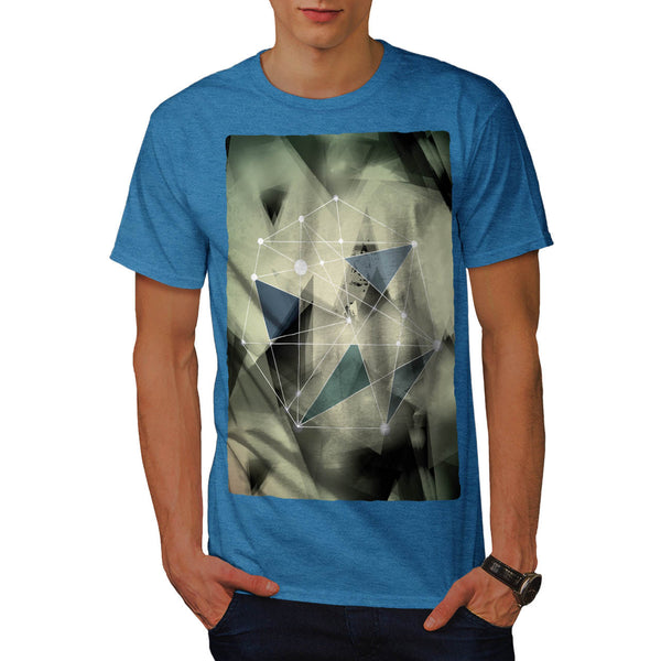 Crazy Abstract Print Mens T-Shirt