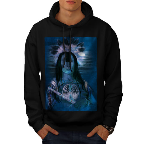 Indian Vision Man Mens Hoodie
