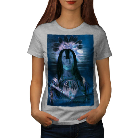 Indian Vision Man Womens T-Shirt