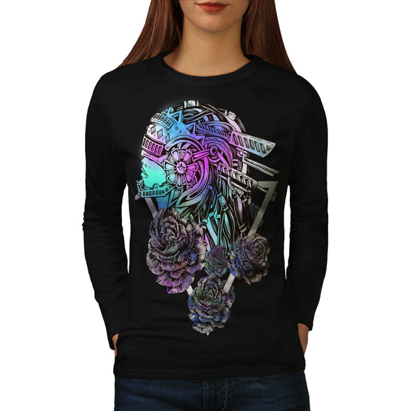 Robotic Tenderness Womens Long Sleeve T-Shirt