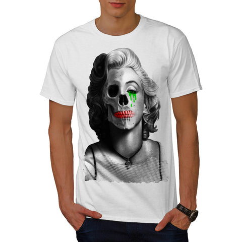 Monroe Skull Color Mens T-Shirt