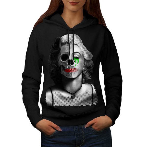 Monroe Skull Color Womens Hoodie