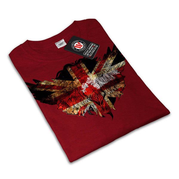 British Flag Lion Mens T-Shirt