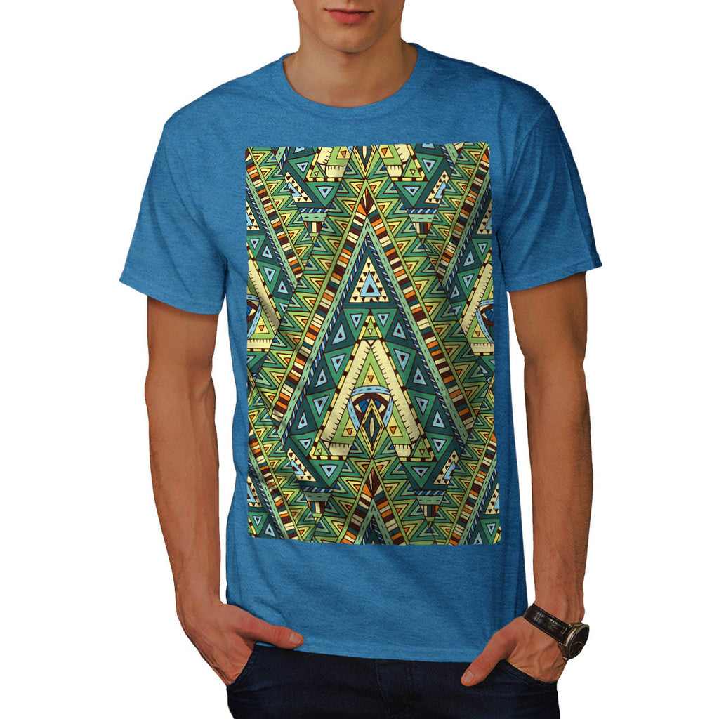 Tribal Style Pattern Mens T-Shirt