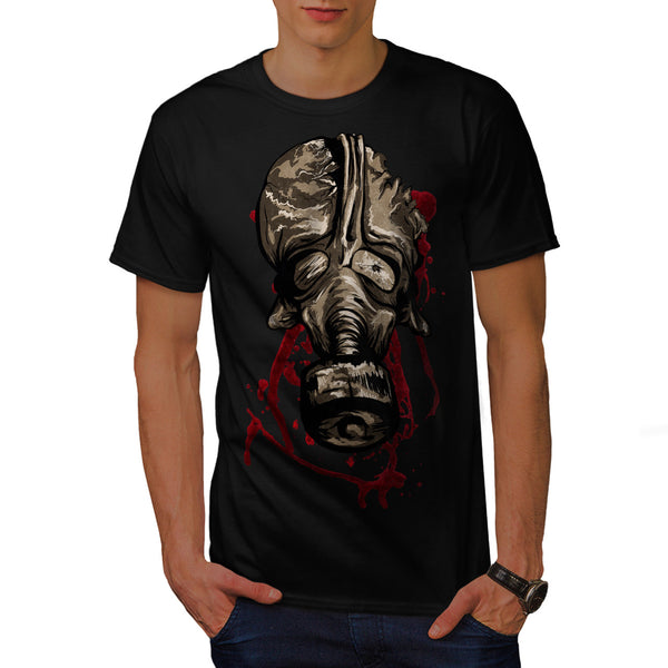 Dreadful Gas Mask Mens T-Shirt