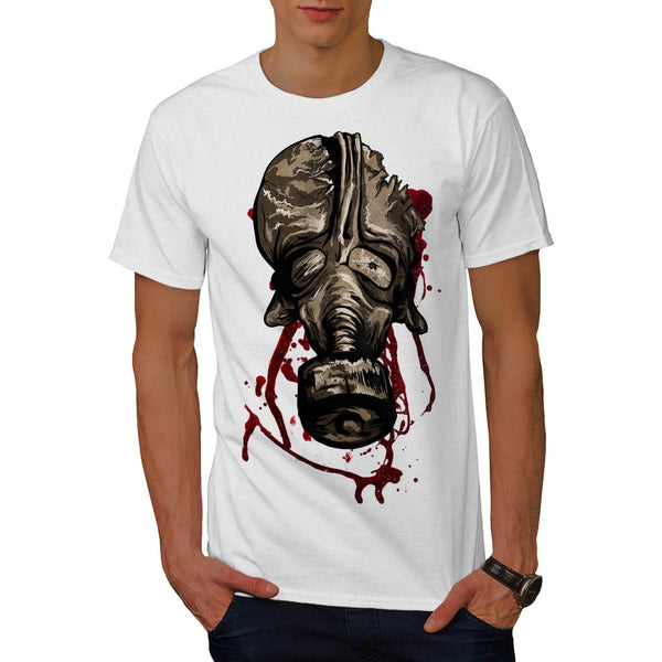 Dreadful Gas Mask Mens T-Shirt