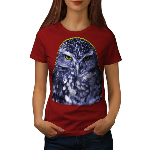 Night Creature Owl Womens T-Shirt