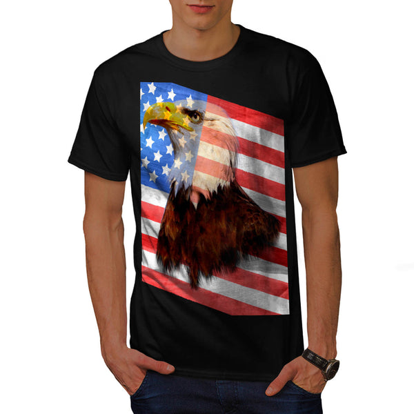 Freedom Eagle Flag Mens T-Shirt