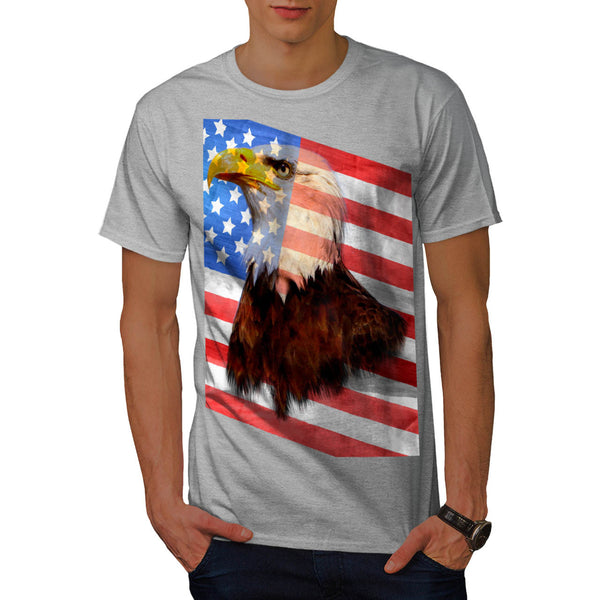 Freedom Eagle Flag Mens T-Shirt