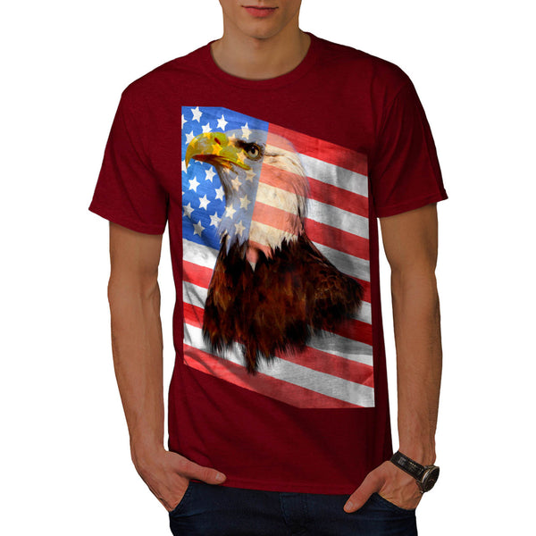 Freedom Eagle Flag Mens T-Shirt