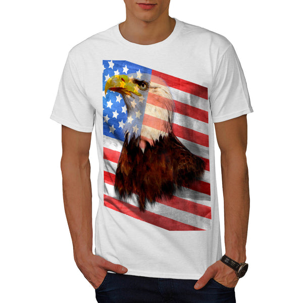 Freedom Eagle Flag Mens T-Shirt