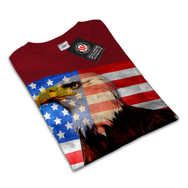 Freedom Eagle Flag Mens T-Shirt