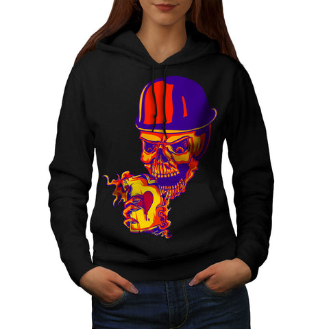 Gambler Zombie Card Womens Hoodie