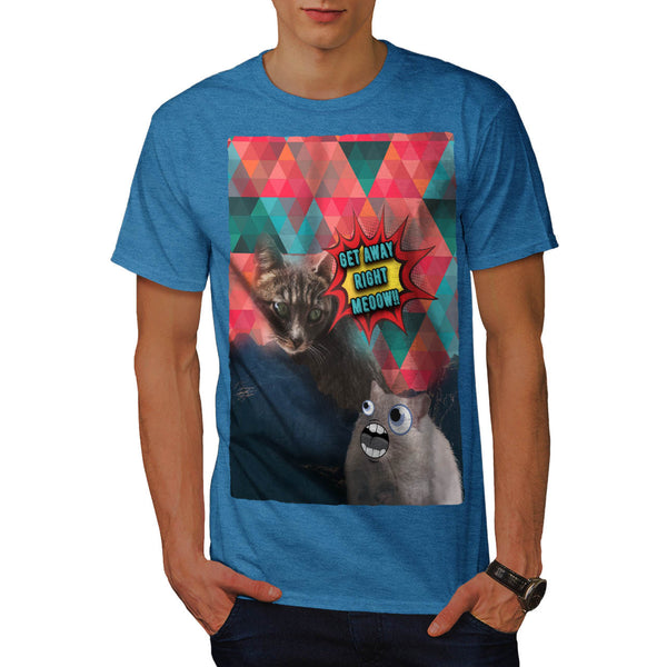 Get Away Right Meoow Mens T-Shirt