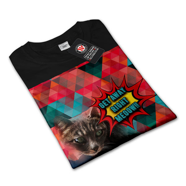 Get Away Right Meoow Womens Long Sleeve T-Shirt