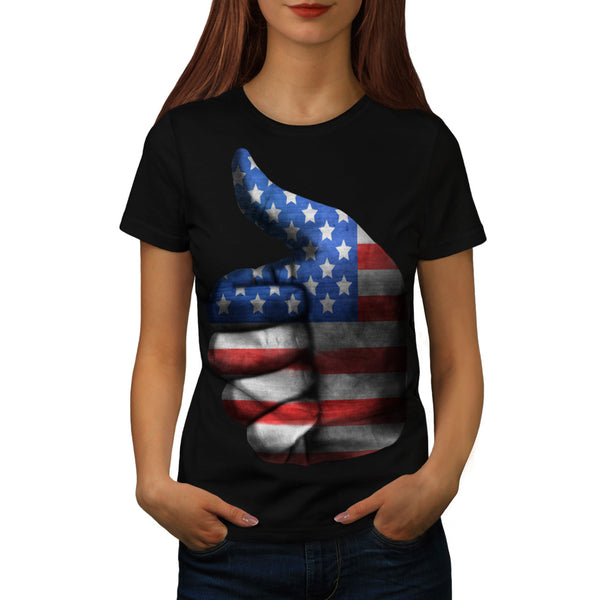 American Thumbs Up Womens T-Shirt