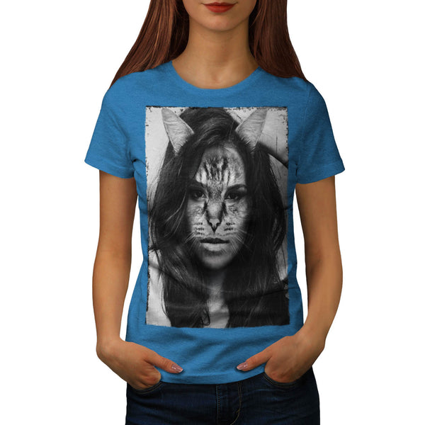 Sassy Kitty Woman Womens T-Shirt