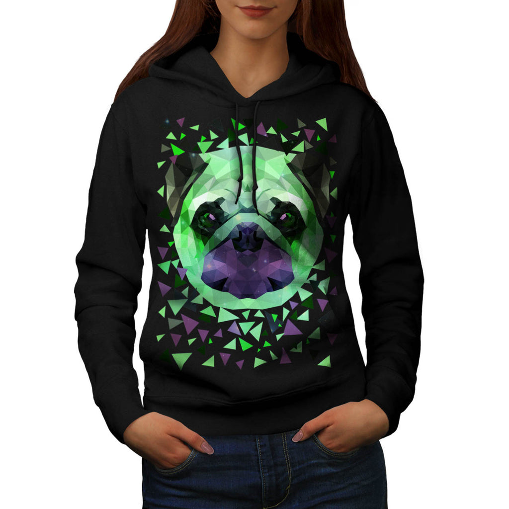 Mop Dog Face Funny Womens Hoodie
