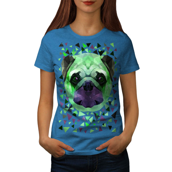 Mop Dog Face Funny Womens T-Shirt