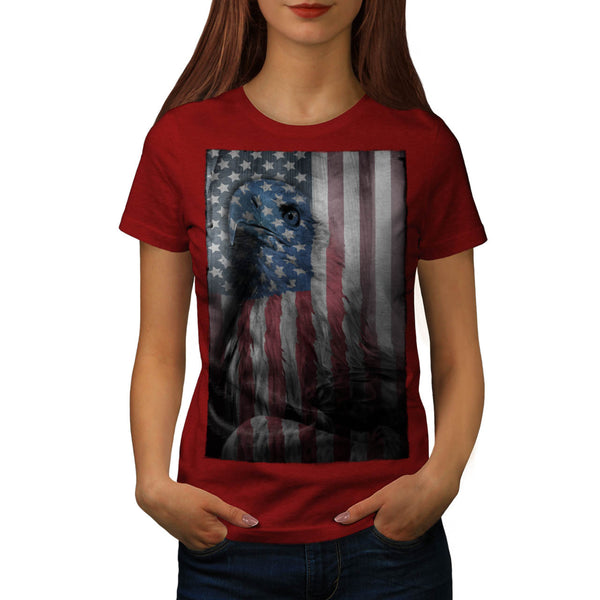 American Eagle Glory Womens T-Shirt