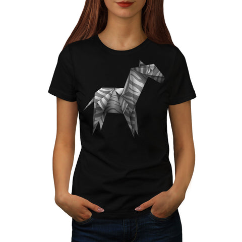 Origami Zebra Craft Womens T-Shirt