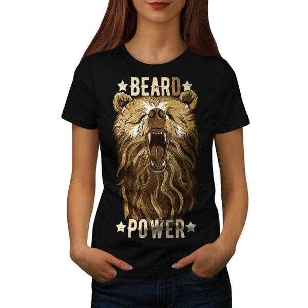 Golden BearD Power Womens T-Shirt