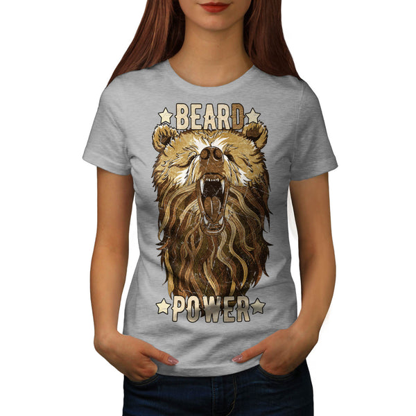 Golden BearD Power Womens T-Shirt