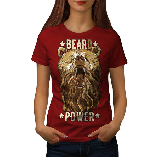 Golden BearD Power Womens T-Shirt