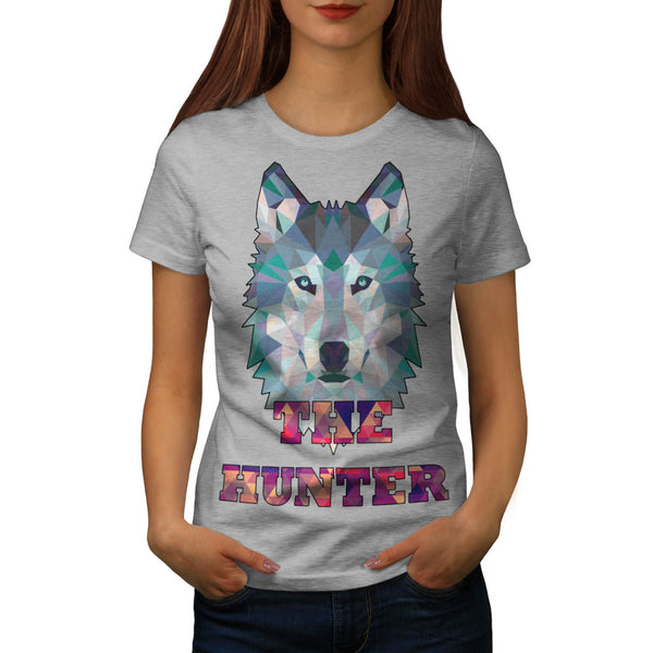 Wild Hunter Wolf Womens T-Shirt