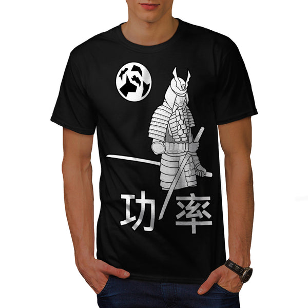 White Samurai Fury Mens T-Shirt