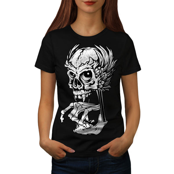 Skull Beast Eyes Art Womens T-Shirt