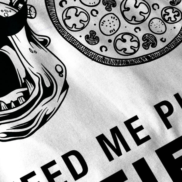 Feed Me Pizza Human Womens T-Shirt