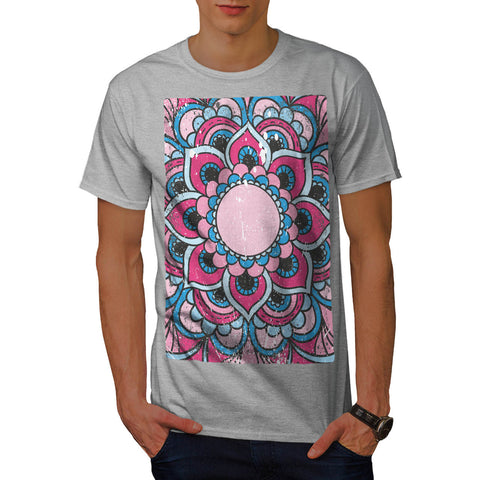 Indian Flower Bloom Mens T-Shirt