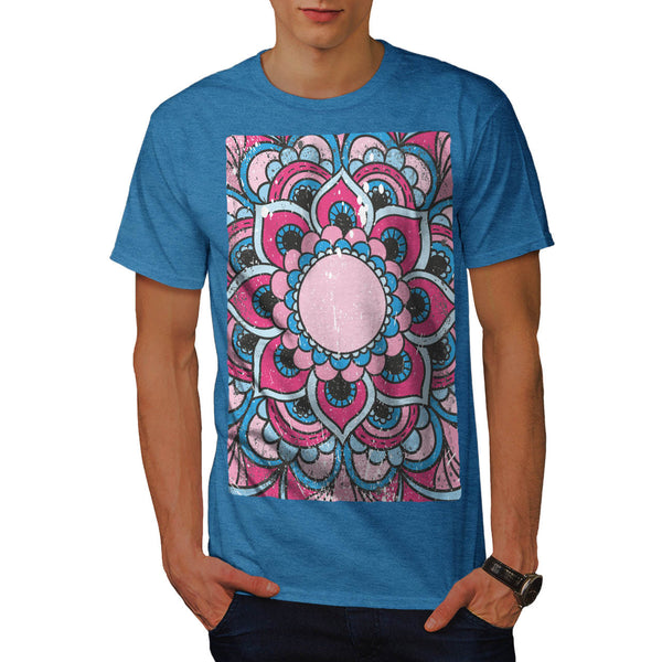 Indian Flower Bloom Mens T-Shirt