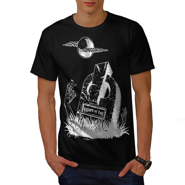 Cemetery Tomb Hand Mens T-Shirt