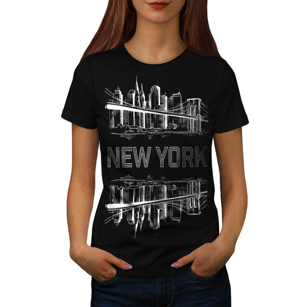 New York Skyscraper Womens T-Shirt