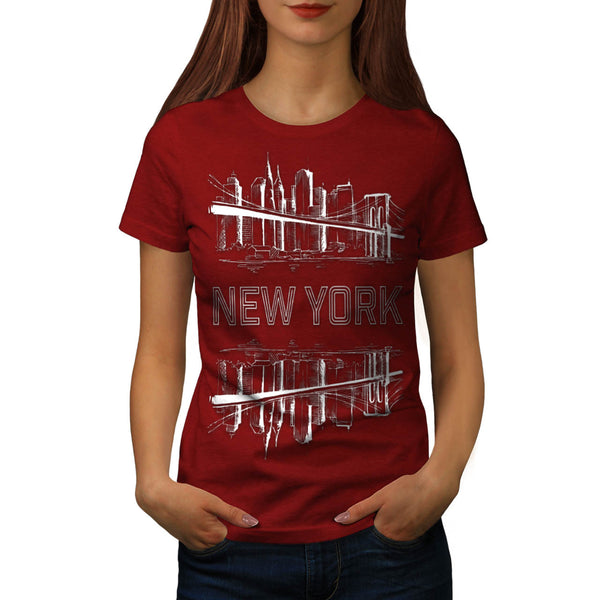 New York Skyscraper Womens T-Shirt