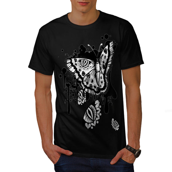 Graphic Butterfly Mens T-Shirt