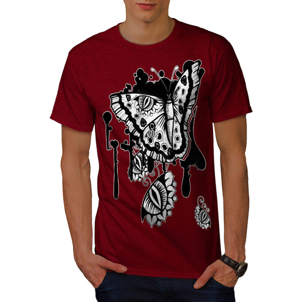 Graphic Butterfly Mens T-Shirt
