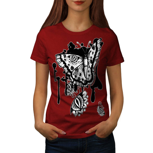 Graphic Butterfly Womens T-Shirt