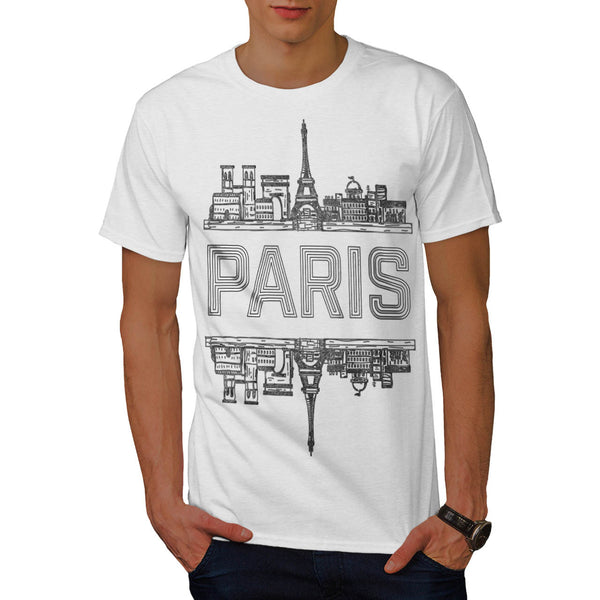 Paris City Design Mens T-Shirt